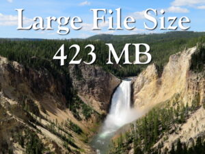 Be Thou Exalted - Large file size